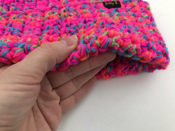 czapka z uszami NEON PINK - obrazek 7