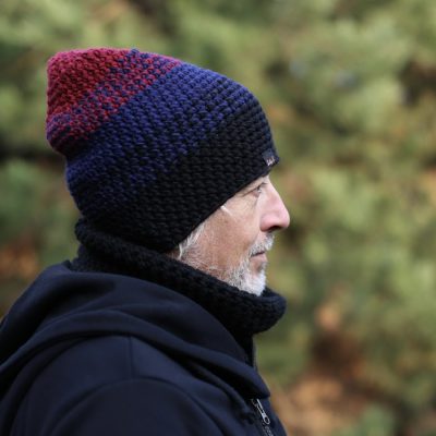 czapka merino ZIMA gruba