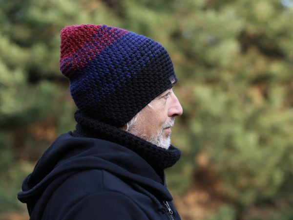 czapka merino ZIMA gruba