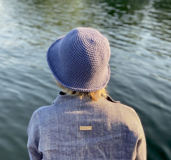 Bucket hat jeans - obrazek 6