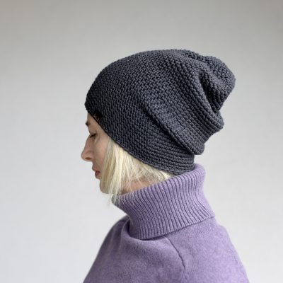 Czapka-z-welny-merino-Grafit