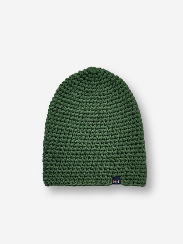 czapka merino OLIWKA gruba - obrazek 2