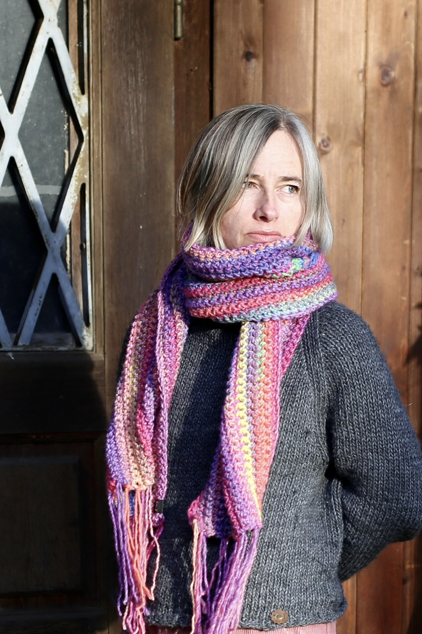 Szalik MELANŻOWA TĘCZA - obrazek 5