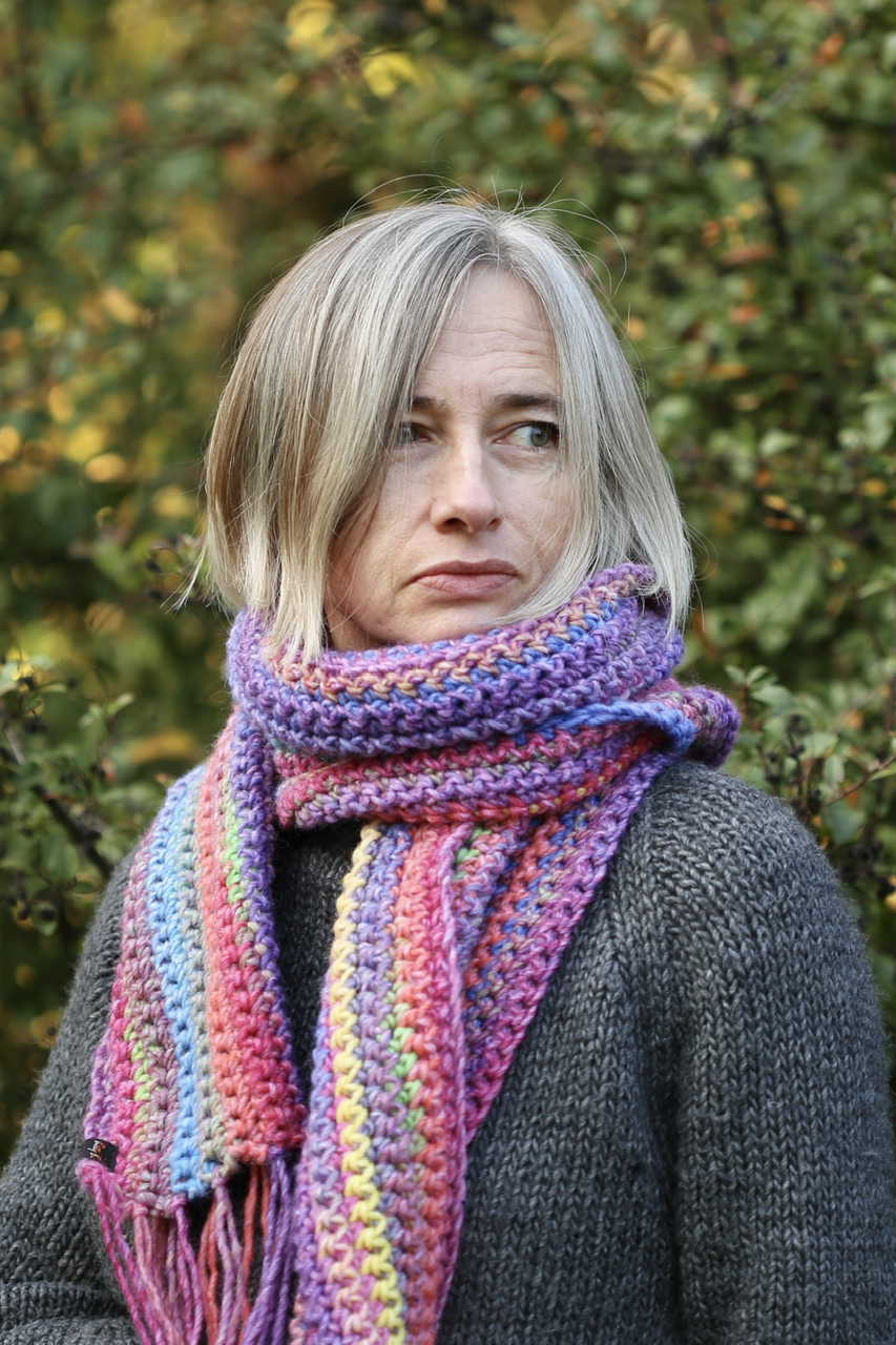 Szalik MELANŻOWA TĘCZA - obrazek 2