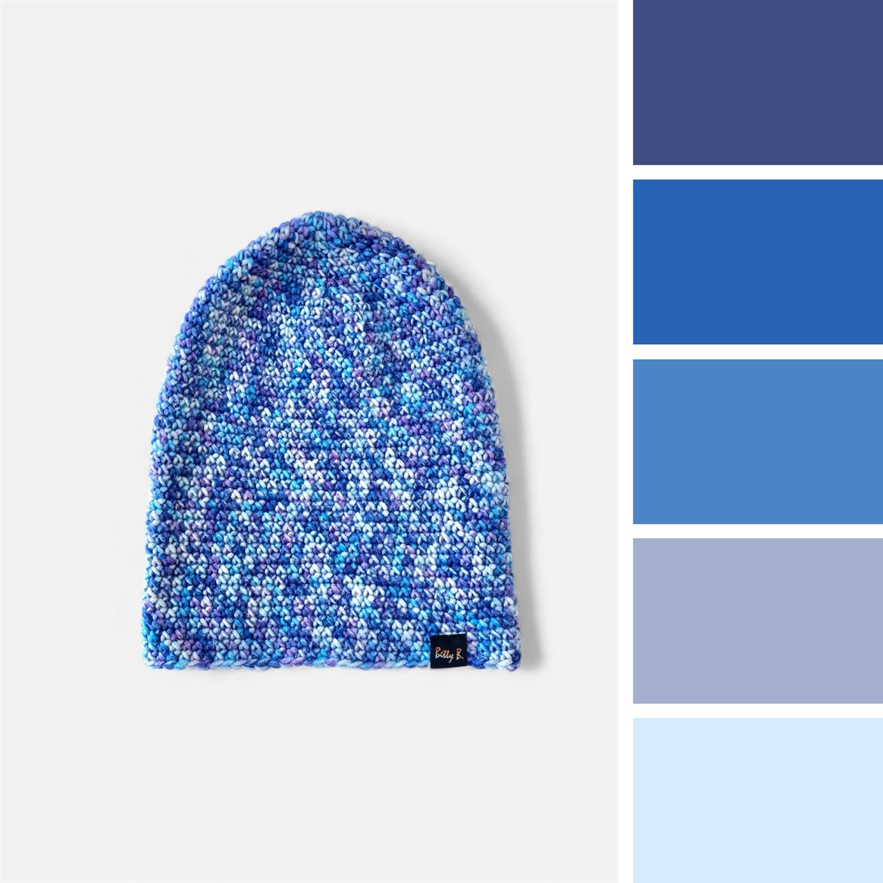 CZAPKA Z WEŁNY MERINO KRÓLOWA ŚNIEGU - obrazek 4