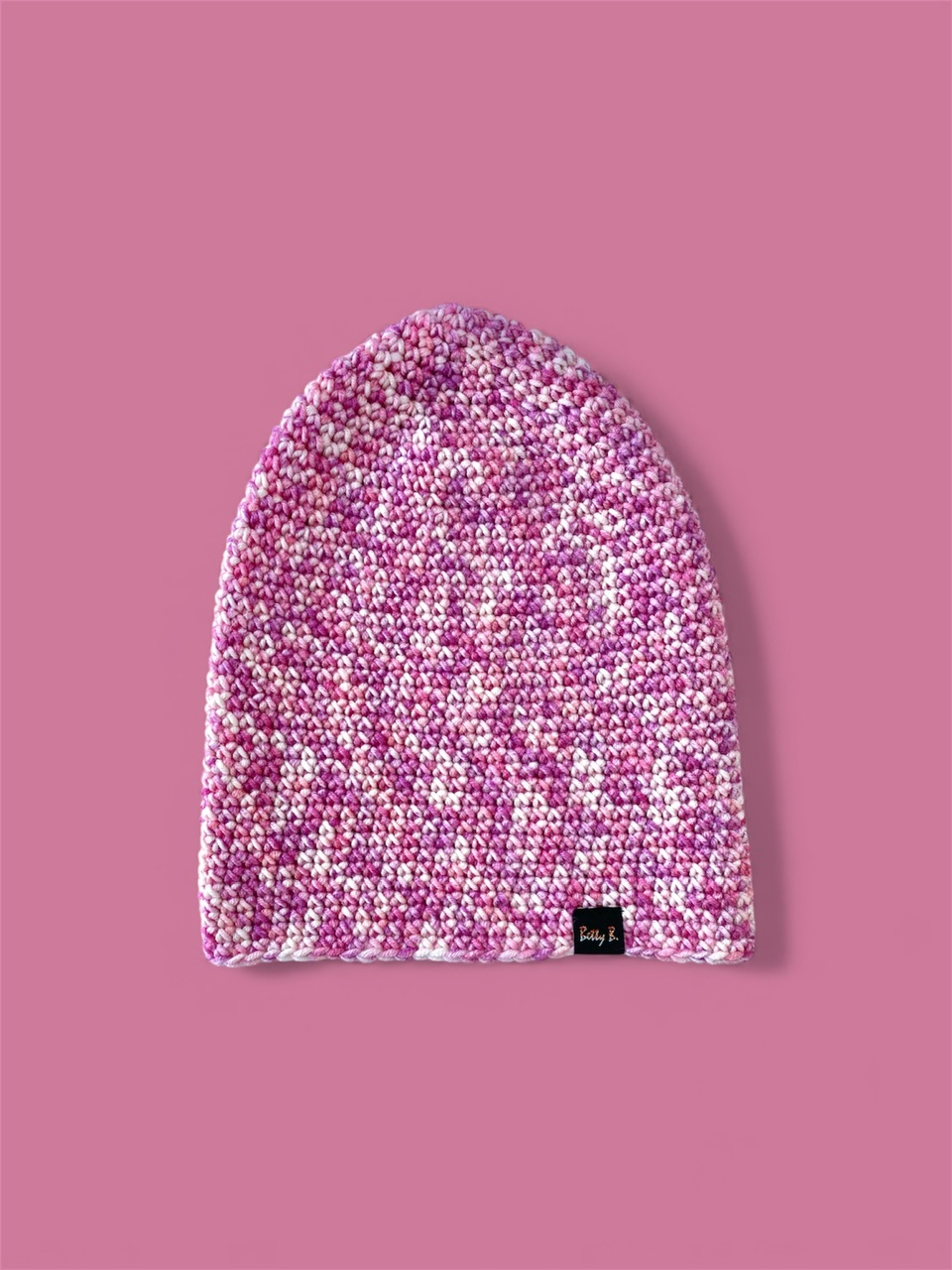 CZAPKA Z WEŁNY MERINO RÓŻOWY SORBET - obrazek 3