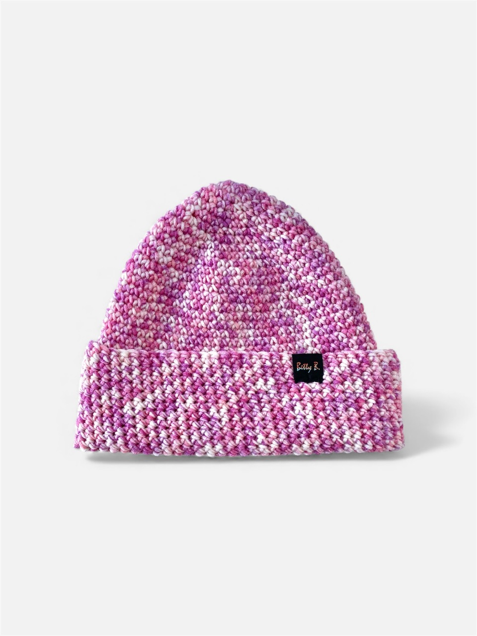 CZAPKA Z WEŁNY MERINO RÓŻOWY SORBET - obrazek 2