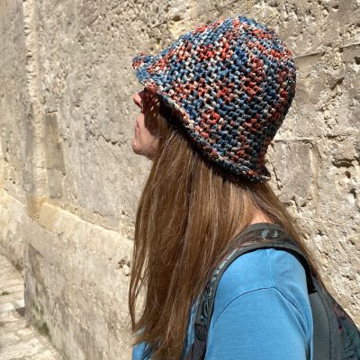 Kapelusz z rafii LETNI MELANŻ rozmiar 56-57